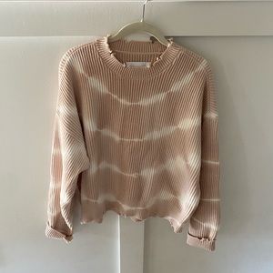 Pistola Distressed Tie Dye Sweater Small